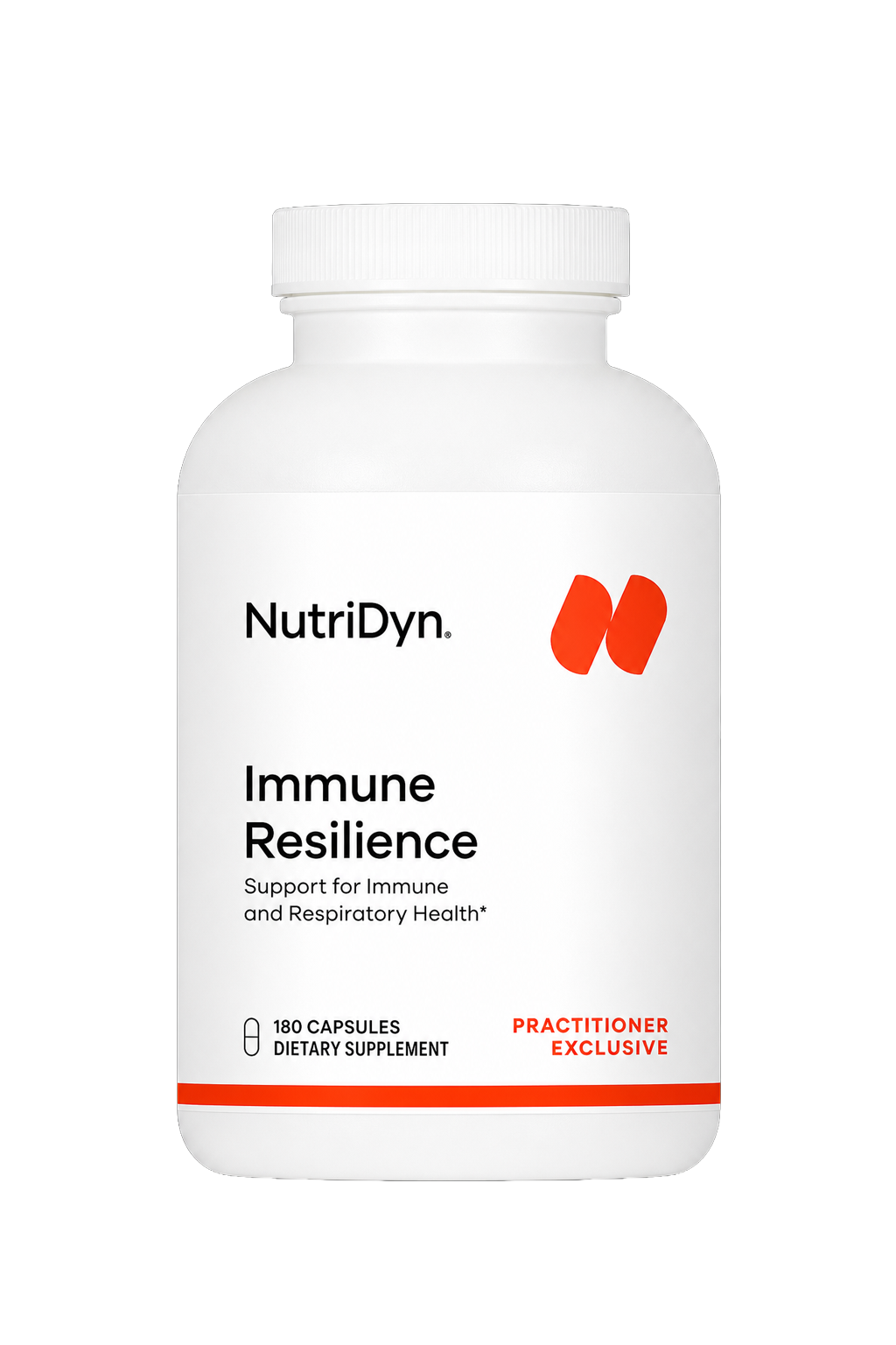 Nutridyn Immune Resilience capsule bottle, front label