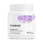 Thorne Collagen Fit unflavoured collagen powder tub, front label
