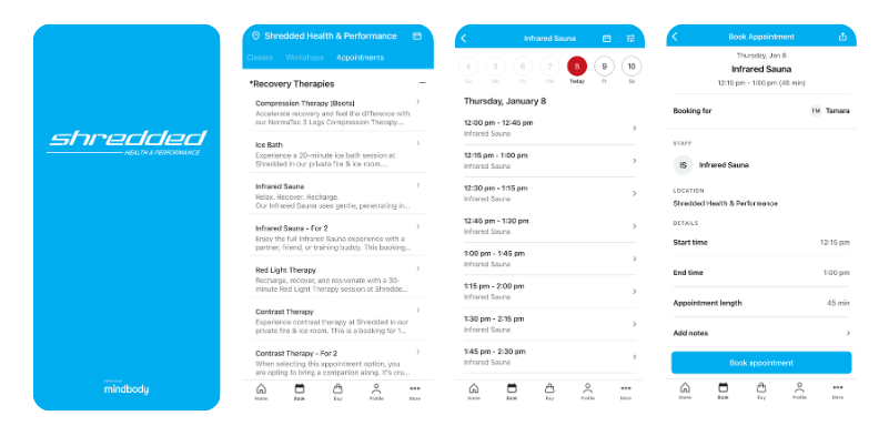 Recovery bookings
