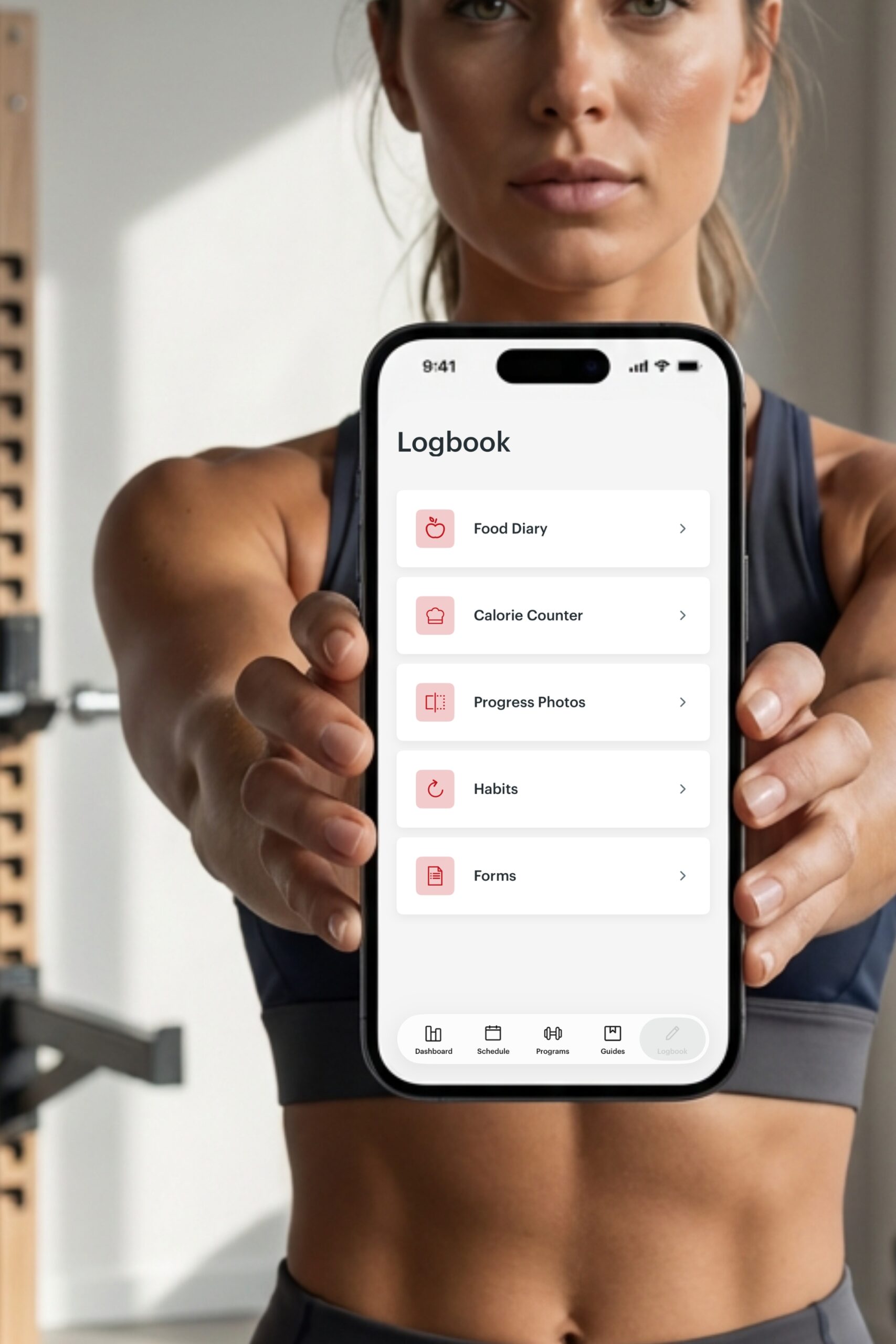 Training app screenshot