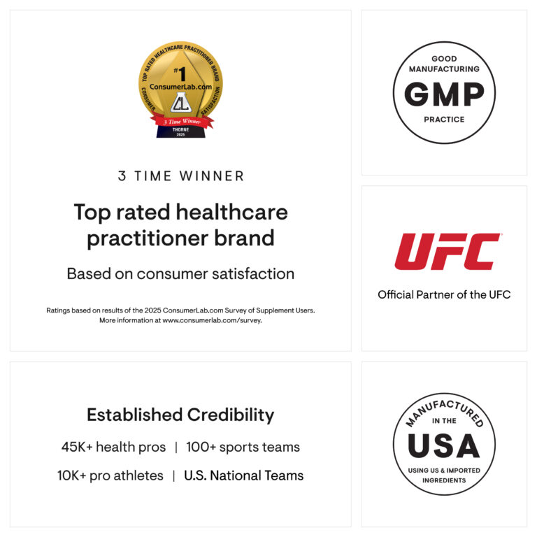 Thorne Advanced Digestive Enzymes third-party testing and awards