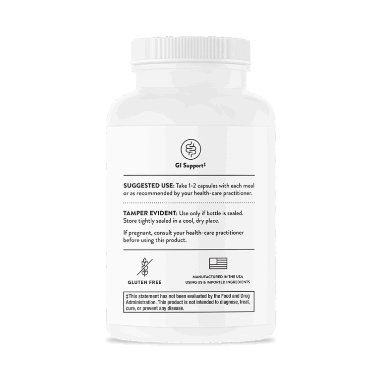 Thorne Advanced Digestive Enzymes suggested use directions