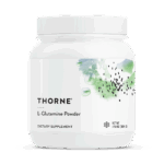 Thorne L-Glutamine Powder tub, front label