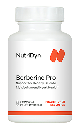 Nutridyn Berberine Pro capsule bottle, front label