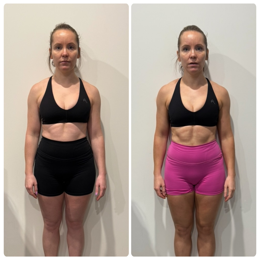 Ashleigh before and after transformation