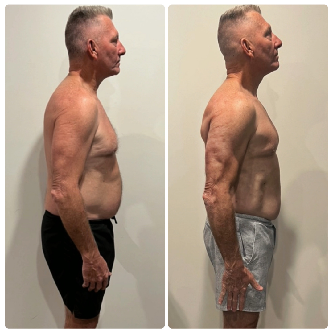 John Miller before and after transformation