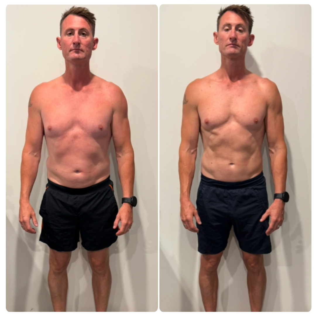 Rob before and after transformation
