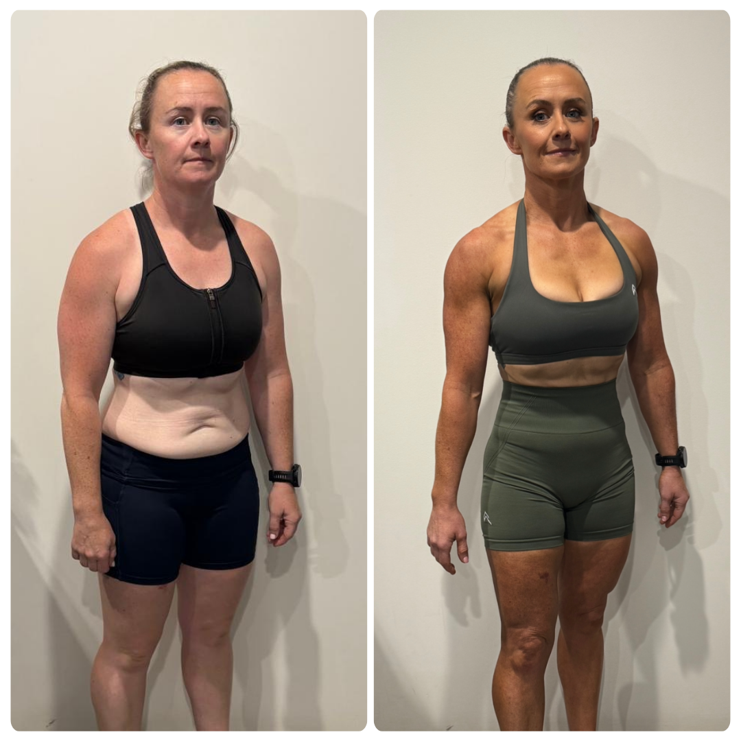 Coach Shaz before and after transformation
