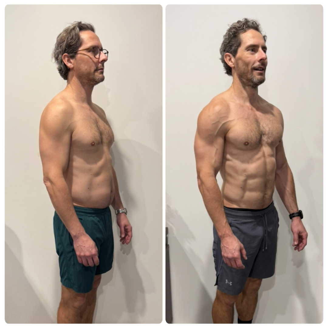 Ross Radic before and after transformation